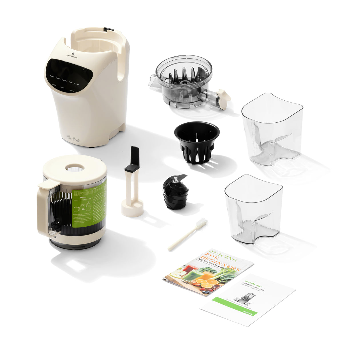 Vicsode Cold Press Juicer – Slow Masticating Juicer for Fruits & Vegetables