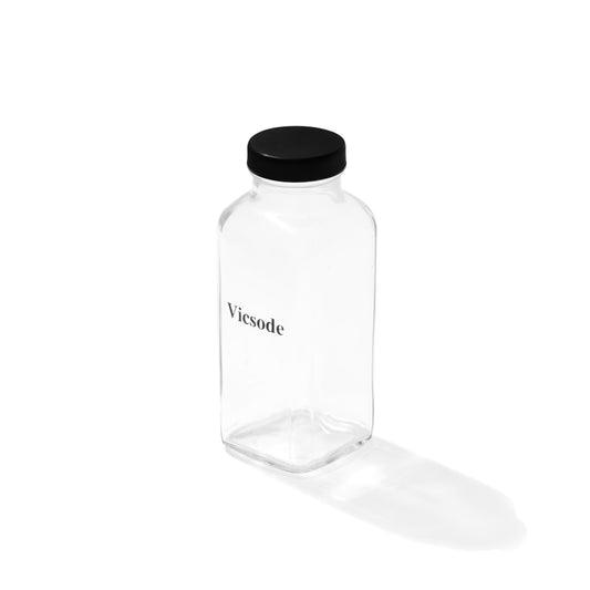 12 oz Capacity • Durable Glass • Reusable • Secure Lid • Perfect for Fresh Juice (12bottles)