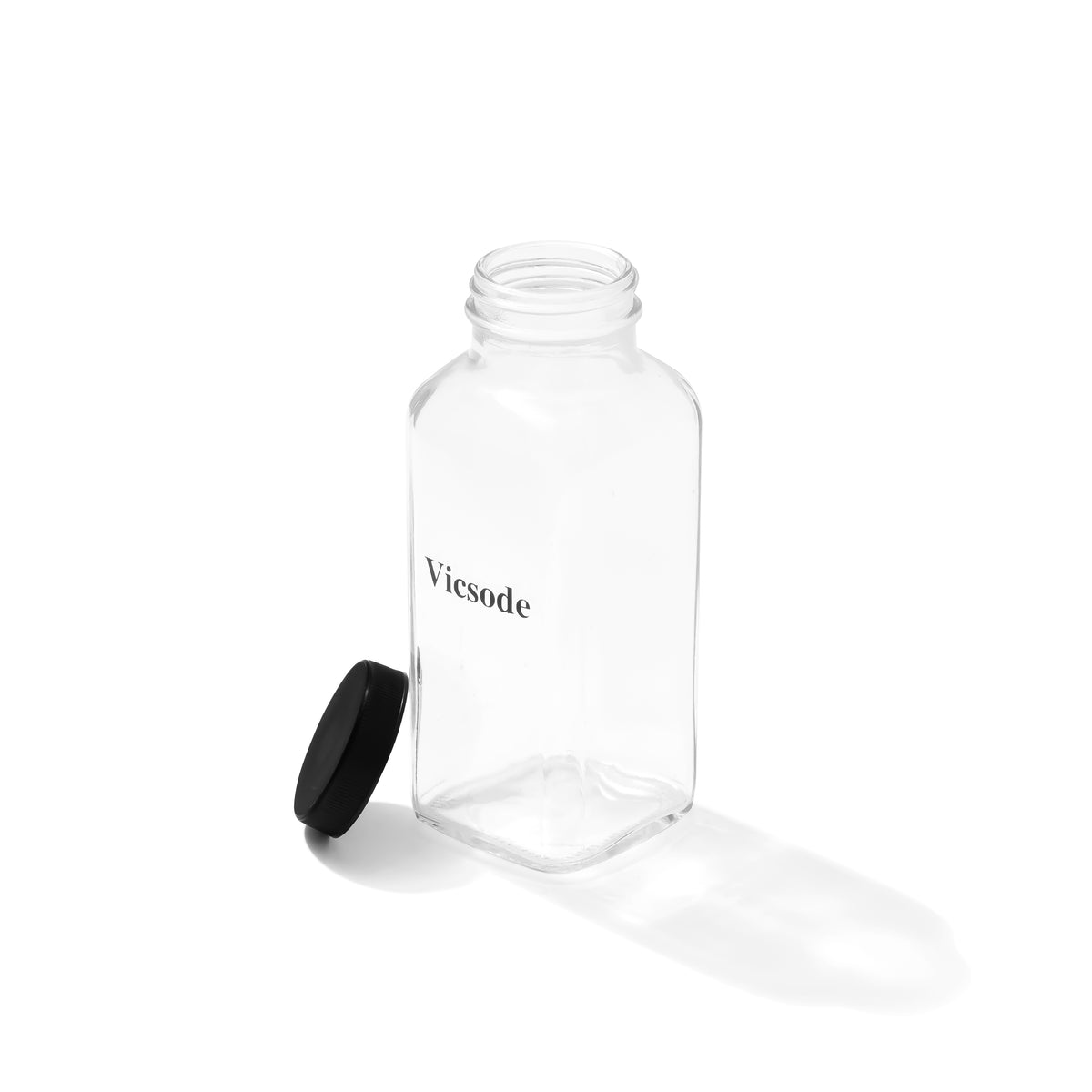 12 oz Capacity • Durable Glass • Reusable • Secure Lid • Perfect for Fresh Juice (12bottles)