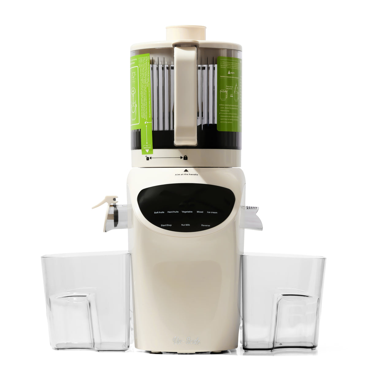 Vicsode Cold Press Juicer – Slow Masticating Juicer for Fruits & Vegetables